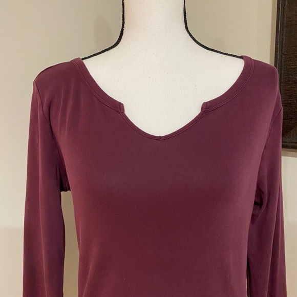 *TIME AND TRU* Purple Long Sleeve Shirt Size Medium (8-10) - Picture 5 of 6